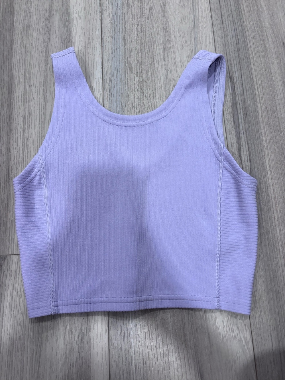 lululemon athletica Pastel Lilac Ribbed Tank